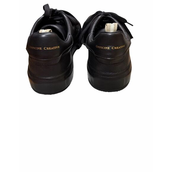 OFFICINE CREATIVE leather low-top sneakers in black Size 41/ US 8 main image 9